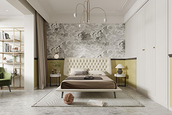 东风139平米法度轻奢风格装建软装成效图 