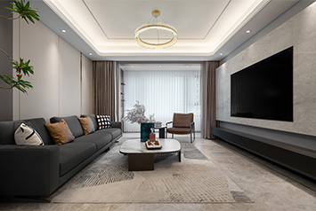 万科公园城市140平米现代风格装建软装实景图