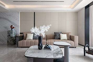 万科公园城市178平米现代风格装建软装实景图 