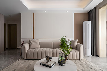 润江新华壹号院125平米现代风格装建软装实景图