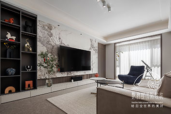 正定文化村260㎡下跃现代风格装建软装实景图